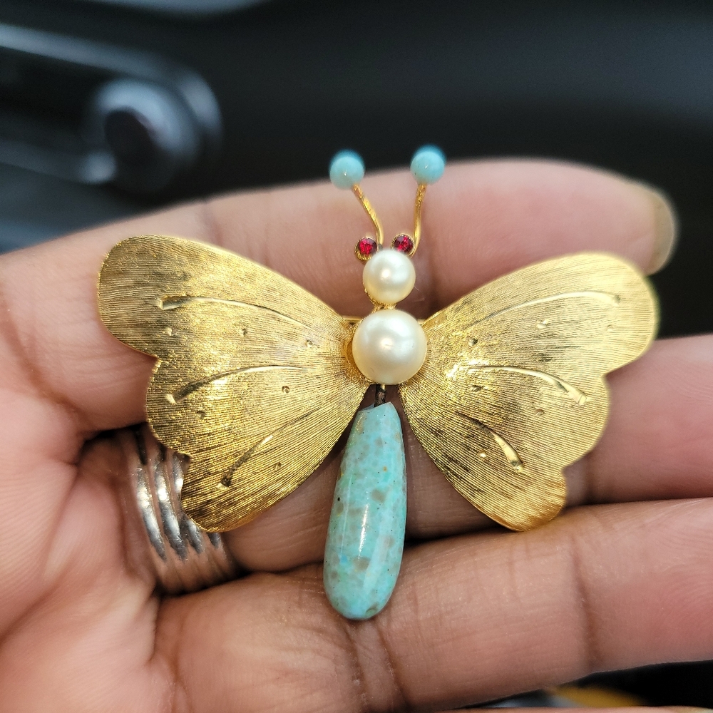 Vintage Kramer Butterfly Brooch